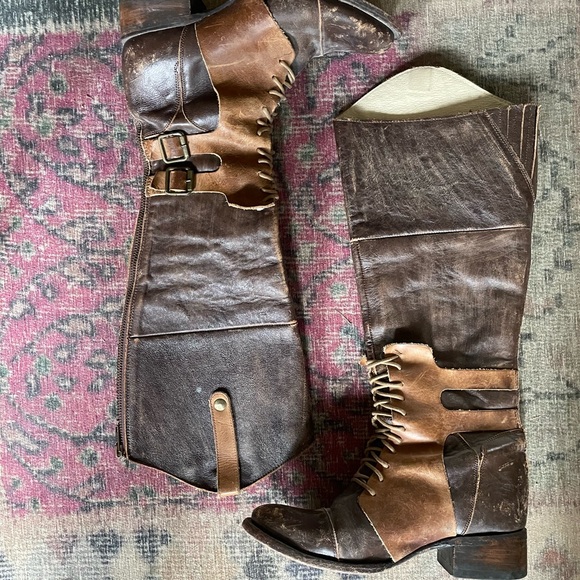 Freebird Saddle Boots Size 7 Brown - Picture 4 of 7